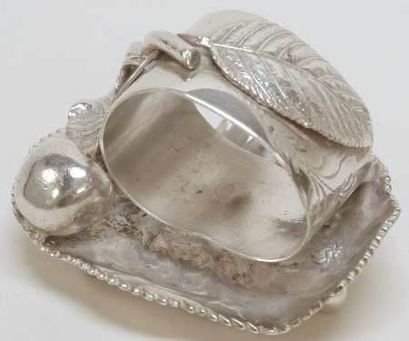 Silverplate Hollowware Napkin Ring