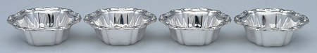 Sterling Hollowware Nut Dish - Set of 4