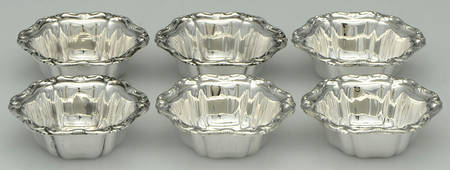 Sterling Hollowware Nut Dish - Set of 6