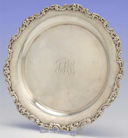 Sterling Hollowware Sterling Card Tray