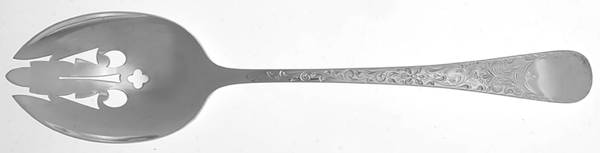 Carillon (Silverplate) Pierced Tablespoon (Serving Spoon)