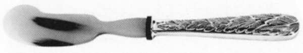Vivaldi (Sterling, 2008) Caviar Spreader, Sterling Handle, Horn Blade