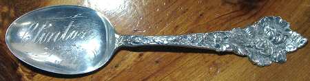 BMS42 (Sterling) Souvenir Spoon (Five O'Clock)