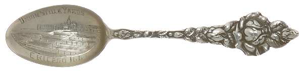 BMS42 (Sterling) Souvenir Spoon (Five O'Clock)