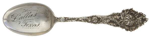 BMS42 (Sterling) Souvenir Spoon (Five O'Clock)