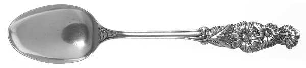 Floral Series (Sterling) Five O'Clock Spoon