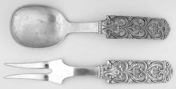 Kloster (Sterling) (2 Pc) Solid Salad Set