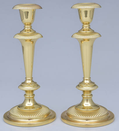 Brass Candlesticks Pair of 10" Candlesticks