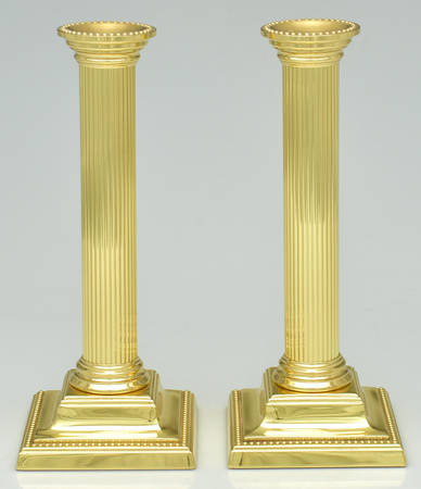 Brass Candlesticks Pair of 11" Smithsonian Candlesticks