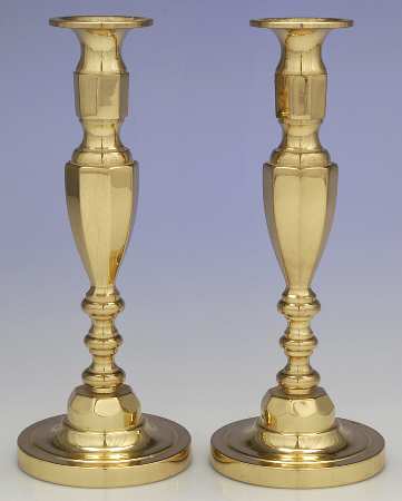 Brass Candlesticks Pair of 11" Candlesticks