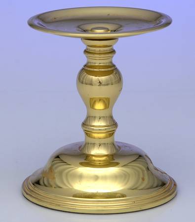 Brass Candlesticks 4" Pillar Candleholder