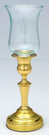 Brass Candlesticks Metal Votive with Glass Insert
