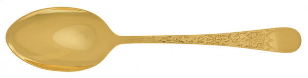Golden London Engraved (Str, Gold Vermeil) Teaspoon