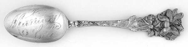 BMS43 (Sterling) Souvenir Spoon (Five O'Clock)