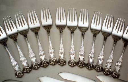 BTF10 (Sterling) Individual Solid Fish Fork