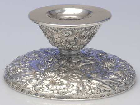 Repousse (Silverplate, Hollowware) 2" Console Candleholder