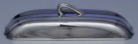 100 (Silverplate, Hollowware) Lid for 1/4 Pound Butter