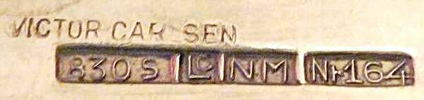BDH6 (Sterling) Solid Salad Serving Fork