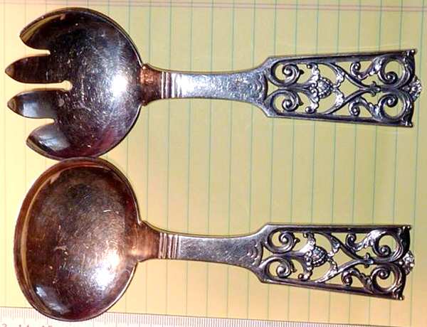 BDH6 (Sterling) (2 Pc) Solid Salad Set