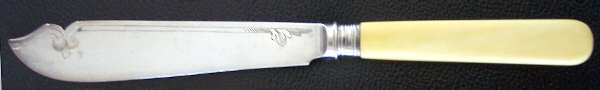 BBS6 (Silverplate) Individual Fish Knife with Silverplate Blade