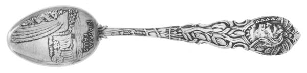 States & Cities Souvenir Spoons (Sterling) New York Demitasse Spoon