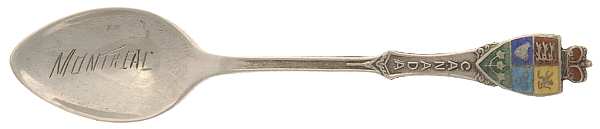 Canada Souvenir Spoons (Sterling) Canada Demitasse Spoon