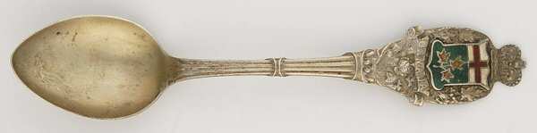 Canada Souvenir Spoons (Sterling) Canada Five O'Clock Spoon