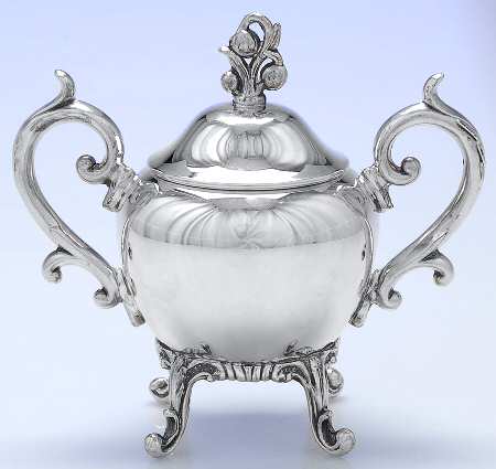 BIM18 (Silverplate, Hollowware) Sugar Bowl & Lid