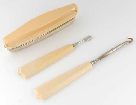Stainless Hollowware 3 Pc Vanity Set