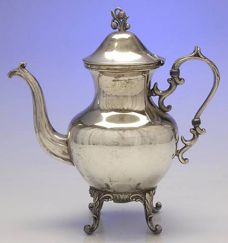 BIM19 (Silverplate, Hollowware) Silverplate Coffee Pot