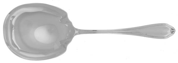 BIR25 (Sterling) Small Solid Berry/Casserole Spoon