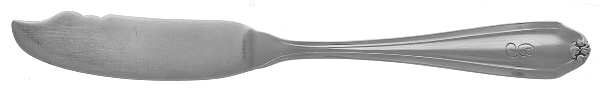 BIR25 (Sterling) Flat Handle Master Butter Knife