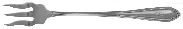 BIR25 (Sterling) Short Handle Pickle/Olive Fork