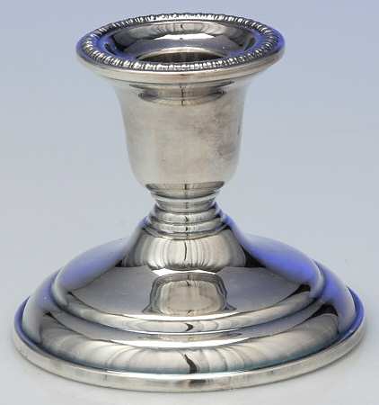 1501 (Silverplate, Hollowware) 3" Console Candleholder