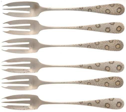 BTF12 (Sterling) Oyster Fork - Set of 6