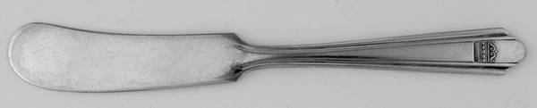 BSP2 (Silverplate) Flat Handle Butter Spreader