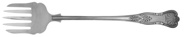 Kings (Silverplate) Solid Buffet Serving Fork
