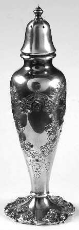 Vintage-Chased (Silverplate, Hollowware) Pepper Shaker