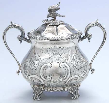 BBS11 (Silverplate, Hollowware) Sugar Bowl & Lid
