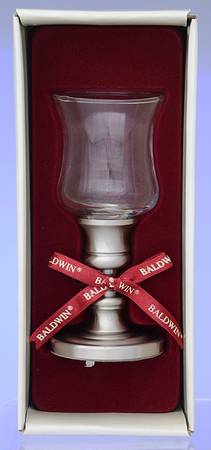 Platinum Mist "Finish" (Nickel, Hollowware) Votive Candleholder
