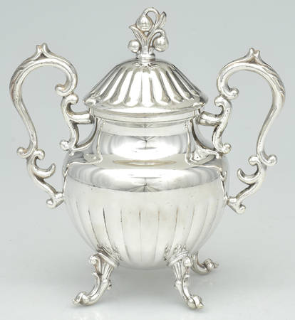 BIM24 (Silverplate, Hollowware) Sugar Bowl & Lid