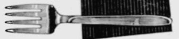 Spring Rose Individual Salad Fork