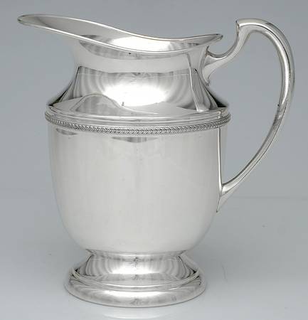Silverplate Hollowware Silverplate Water Pitcher