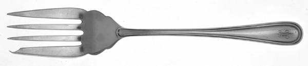 York (Silverplate, Monograms) Individual Salad Fork