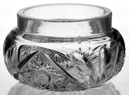 1208 (Sterling, Hollowware) Dresser Jar with Crystal Bowl No Sterliing Lid