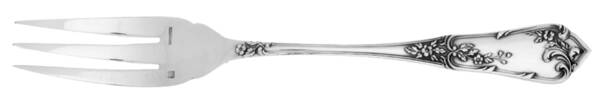 BOQ12 (Silverplate) Individual Solid Fish Fork
