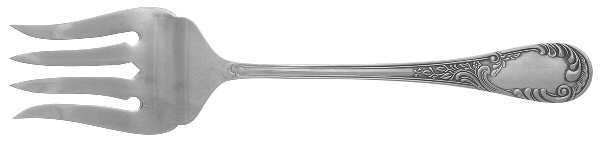 Cezanne (Stainless) Small Solid Cold Meat Serving Fork