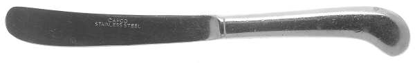 CAO5 (STAINLESS) Butter Spreader Hollow Hdl-Paddle/Stainless Blade