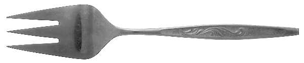 CAS1 (STAINLESS) Large Solid Cold Meat Serving Fork