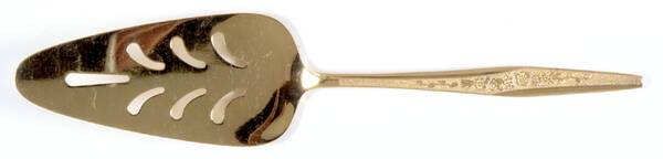 Golden Bouquet (Gold Electroplate) Solid Pierced Pie Server